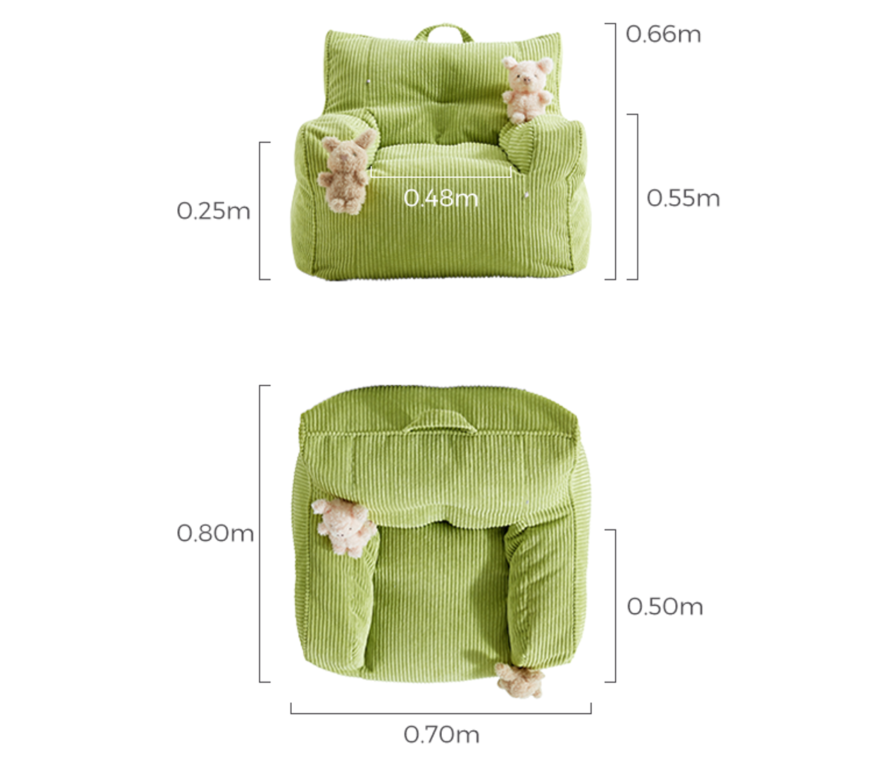 Mimi Kids Bean Bag Chair