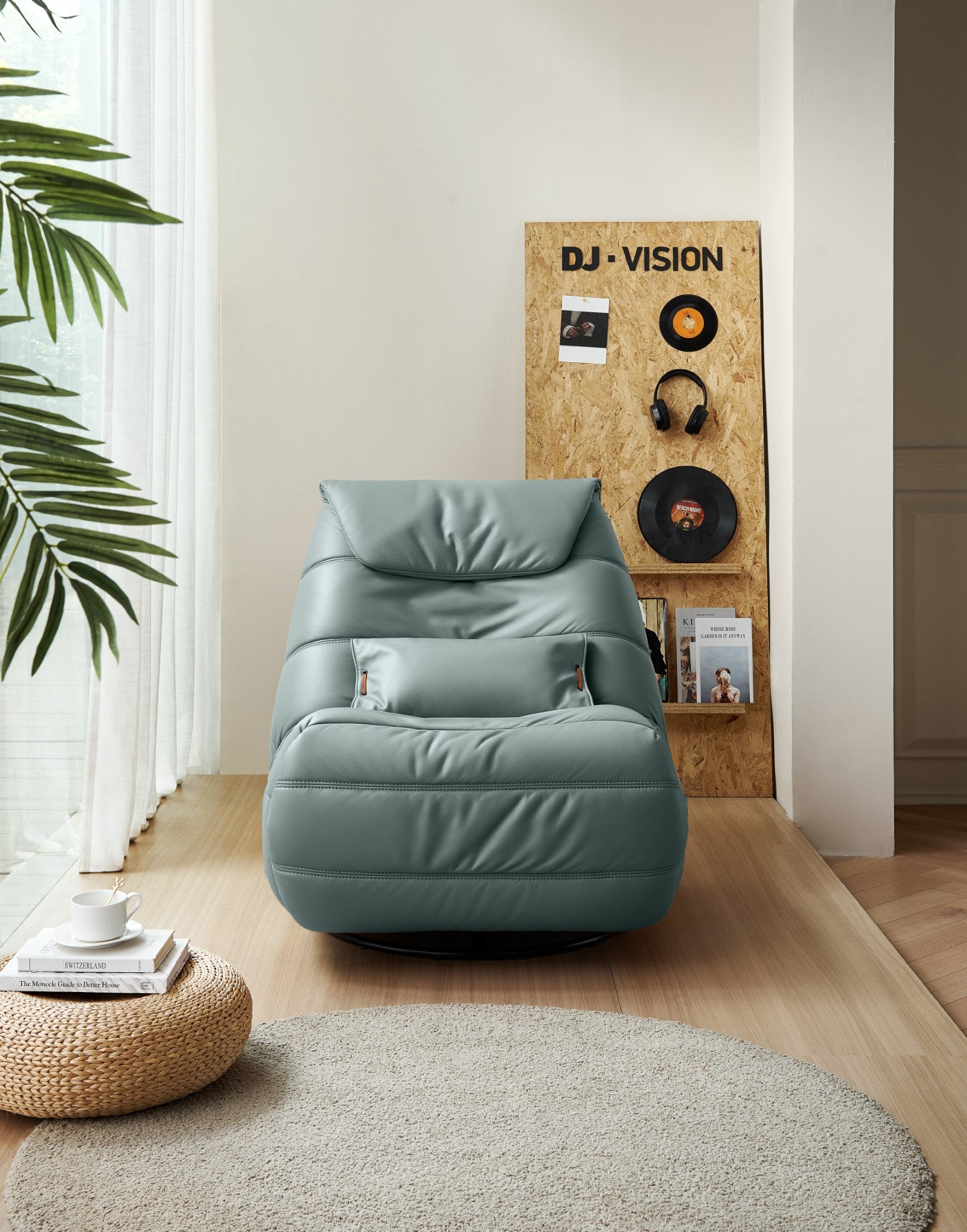 Ember Reclining Swivel Armchair