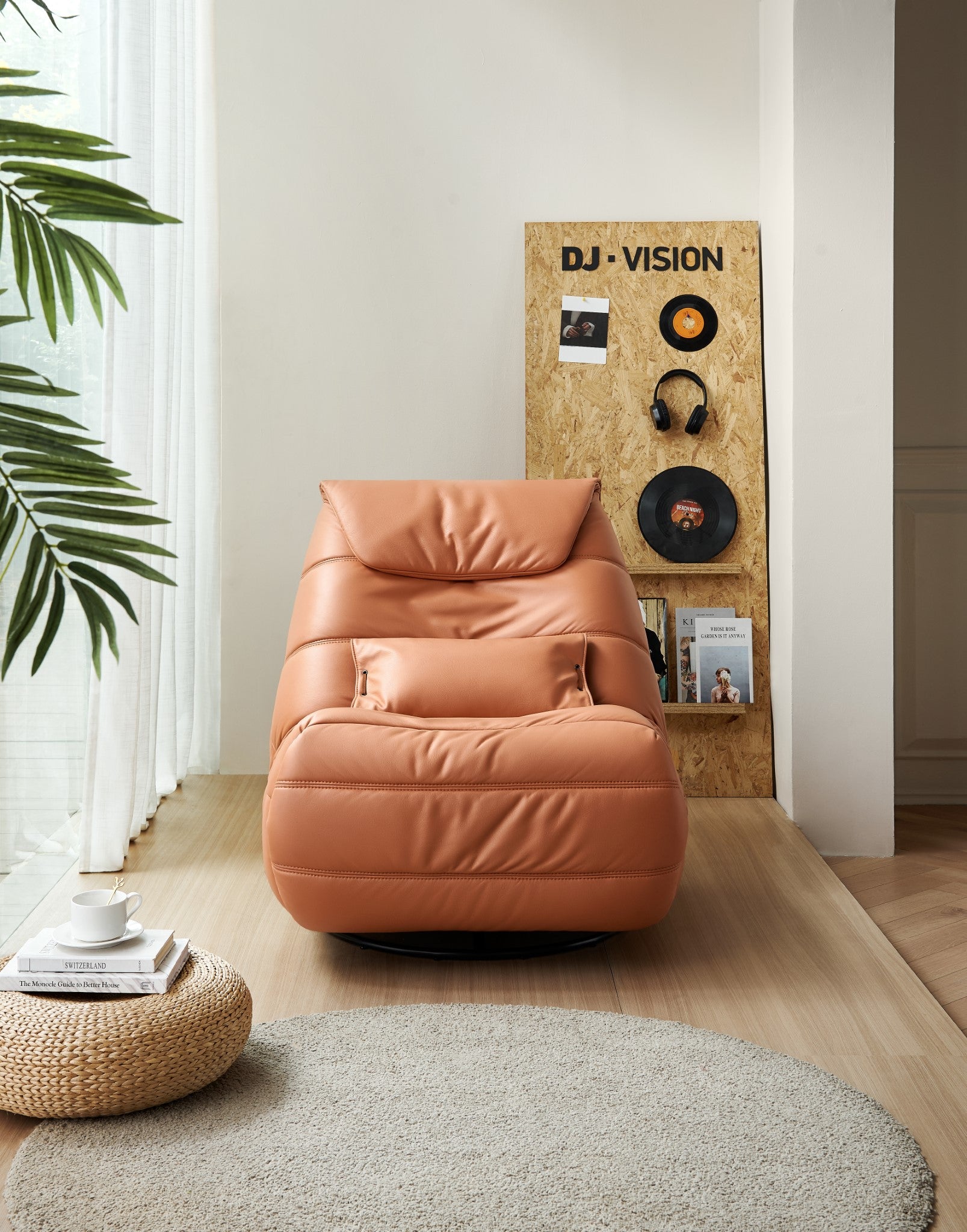 Ember Reclining Swivel Armchair