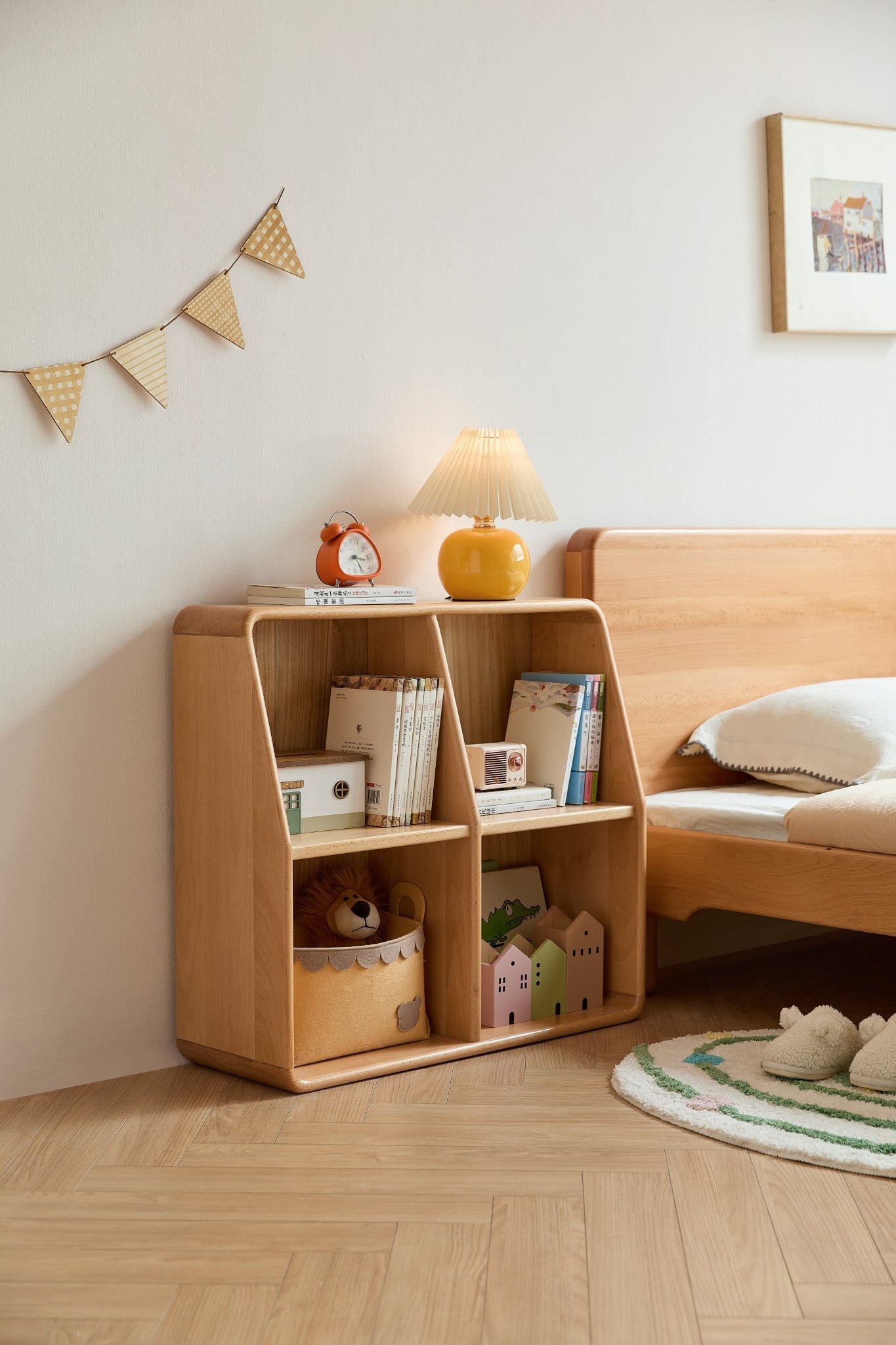 Mori 4 Grid Kids Bookcase