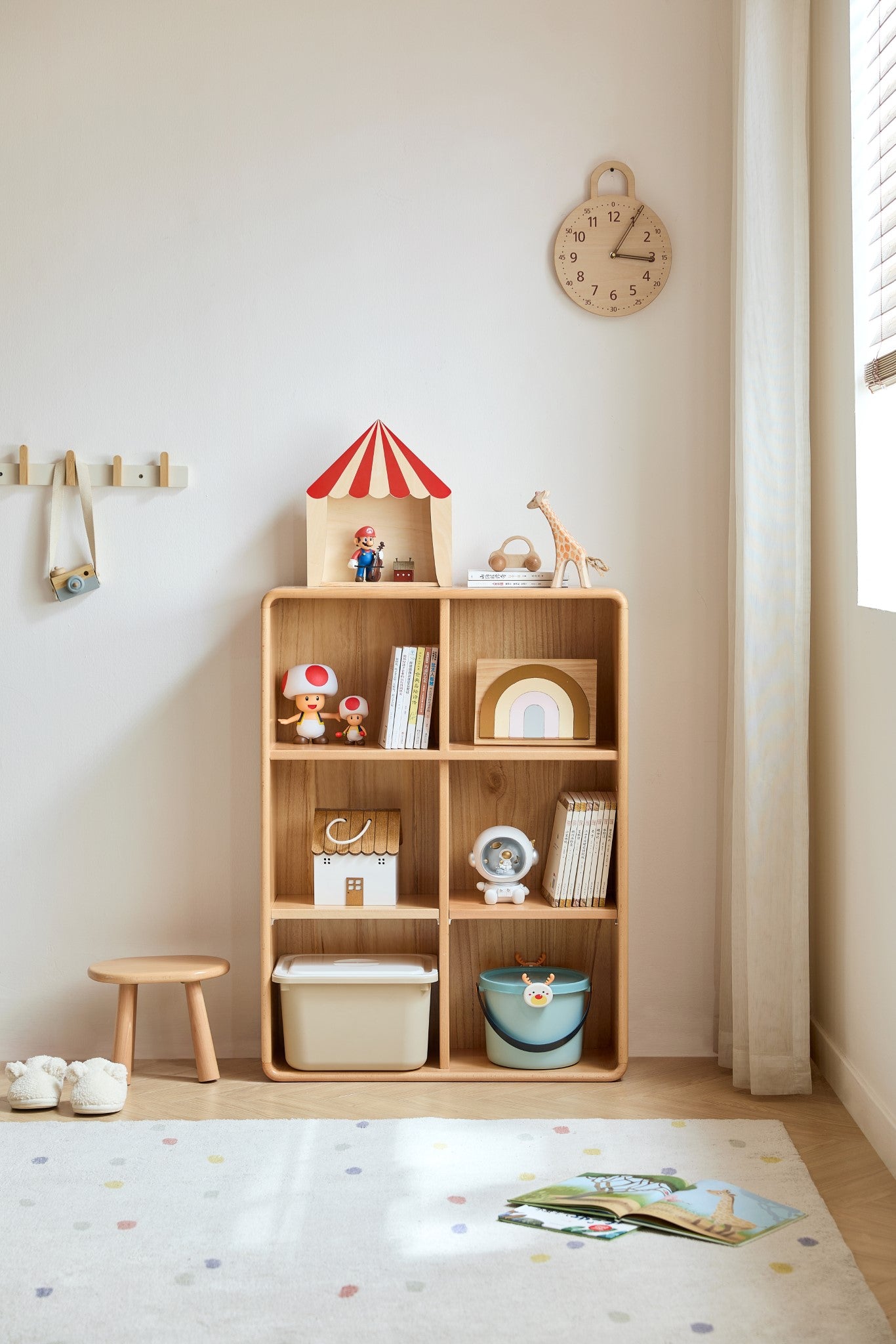 Mori 6 Grid Kids Bookcase