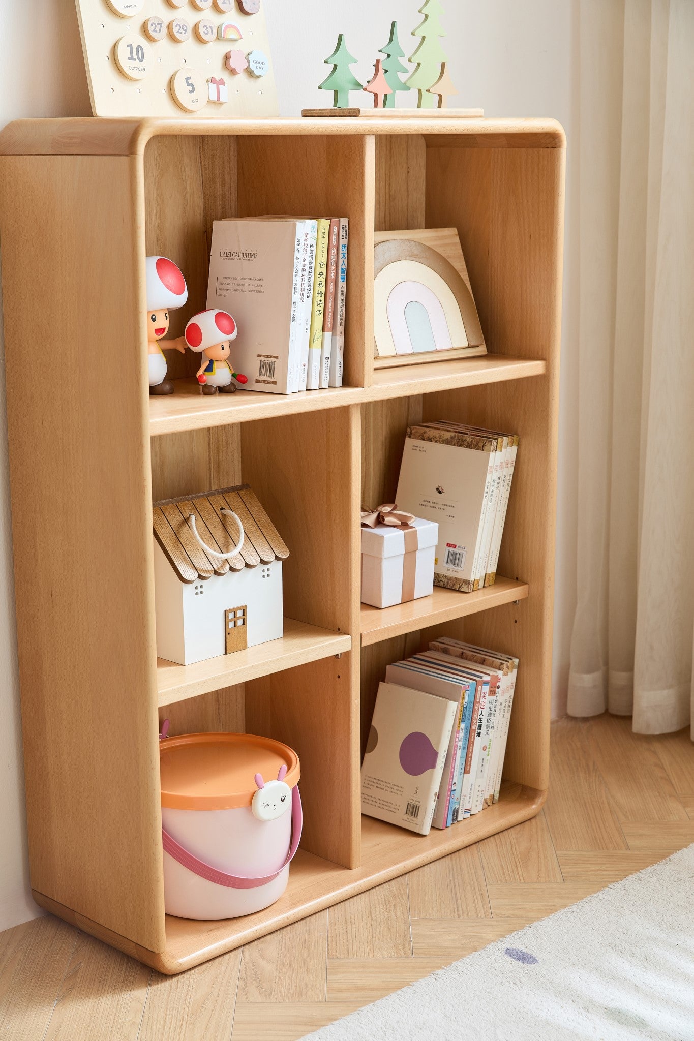 Mori 6 Grid Kids Bookcase