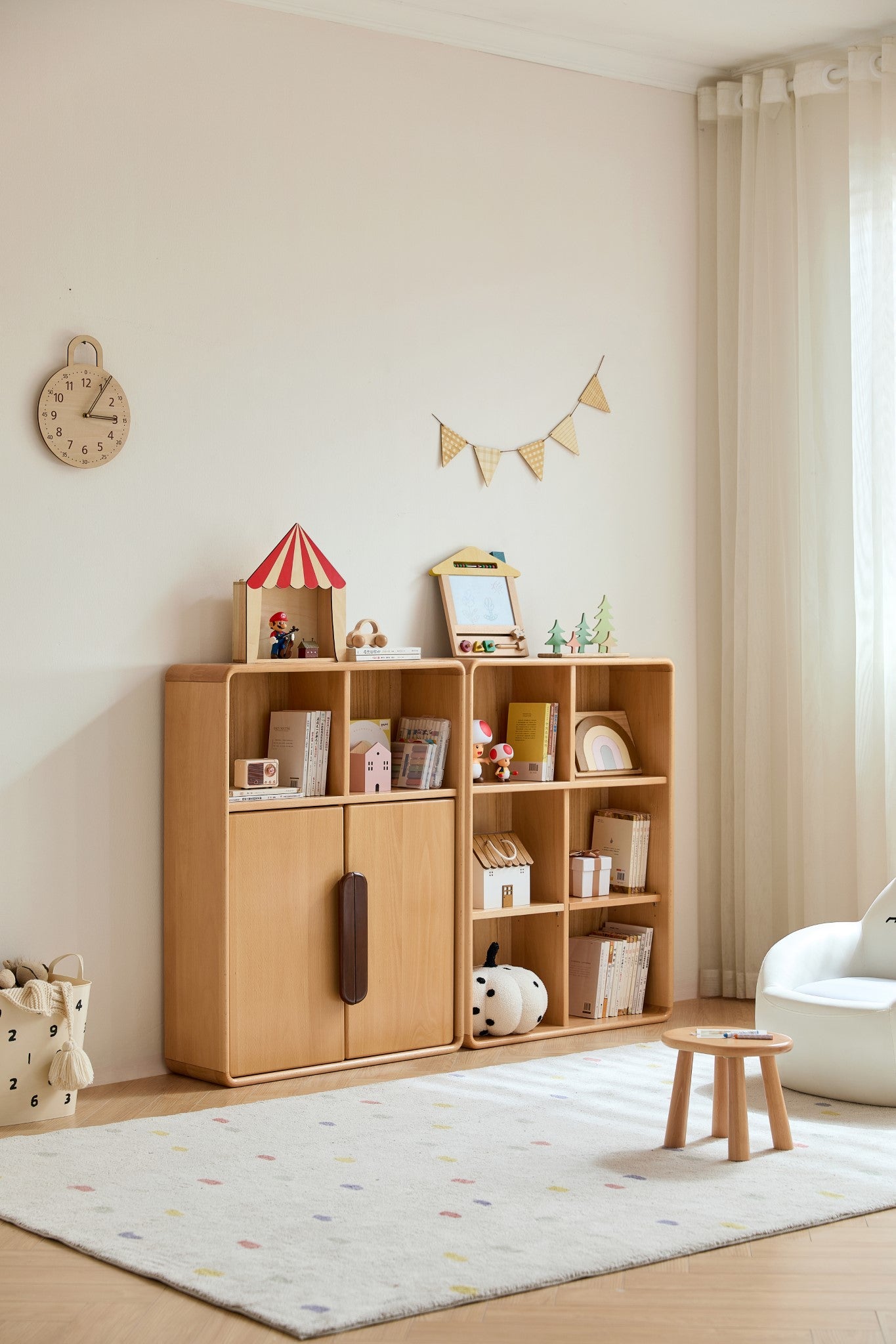 Mori 6 Grid Kids Bookcase