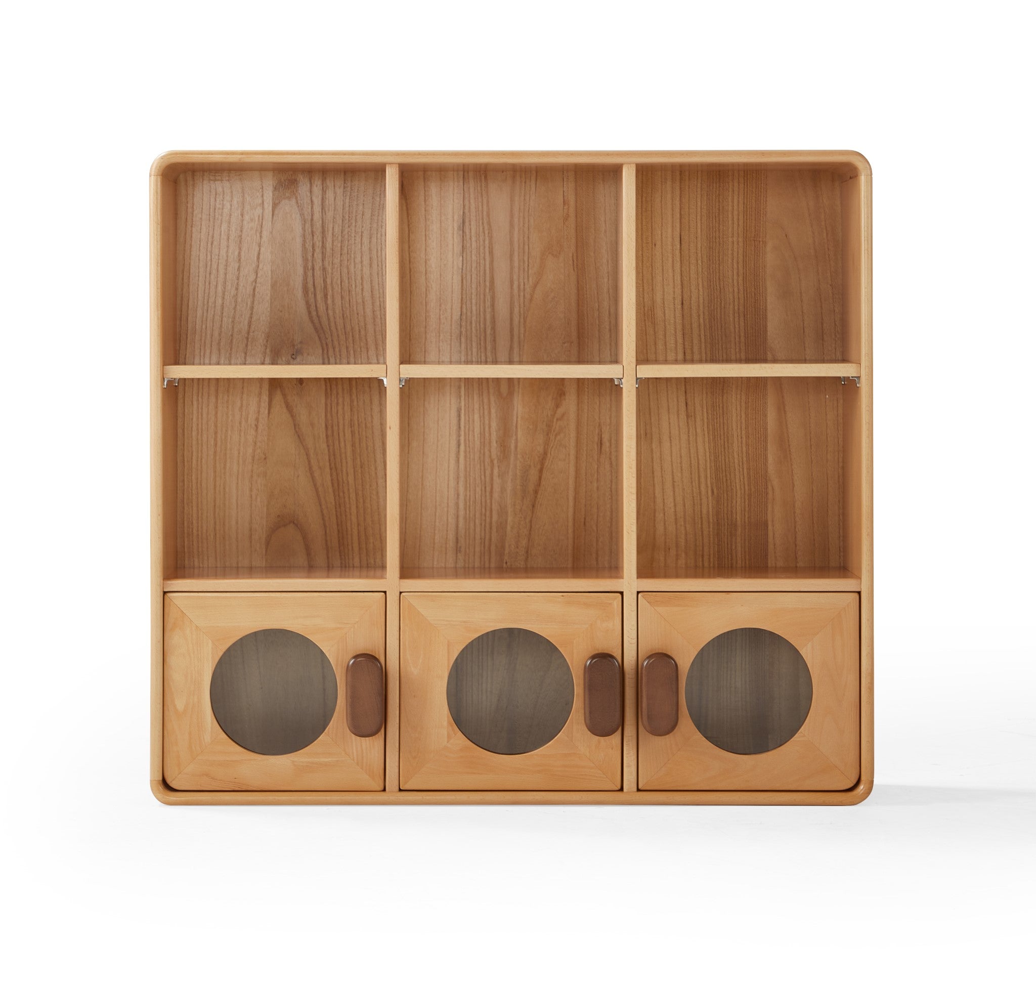 Mori 9 Grid Kids Bookcase (with Doors)