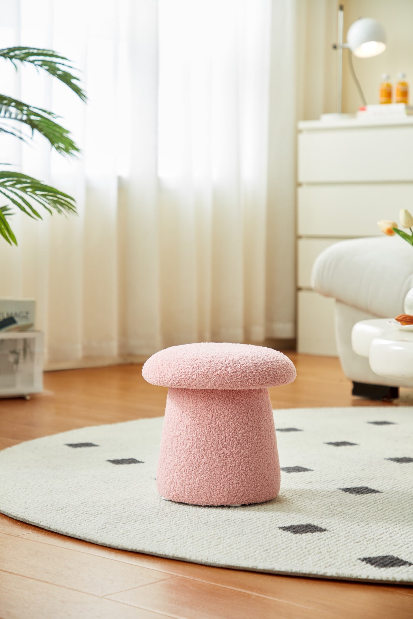 Mushroom Kids Boucle Stool