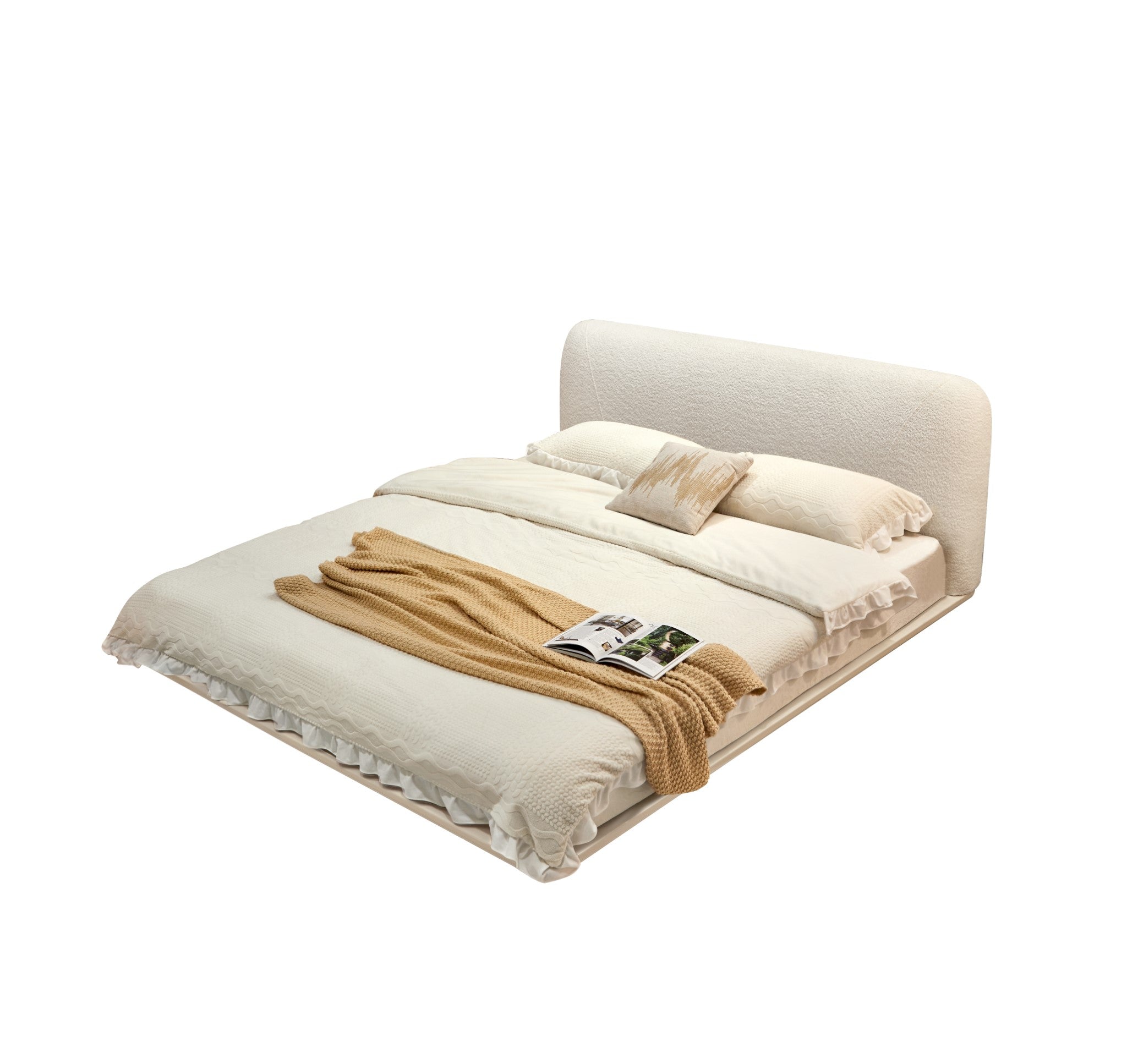 Aura Boucle Bed