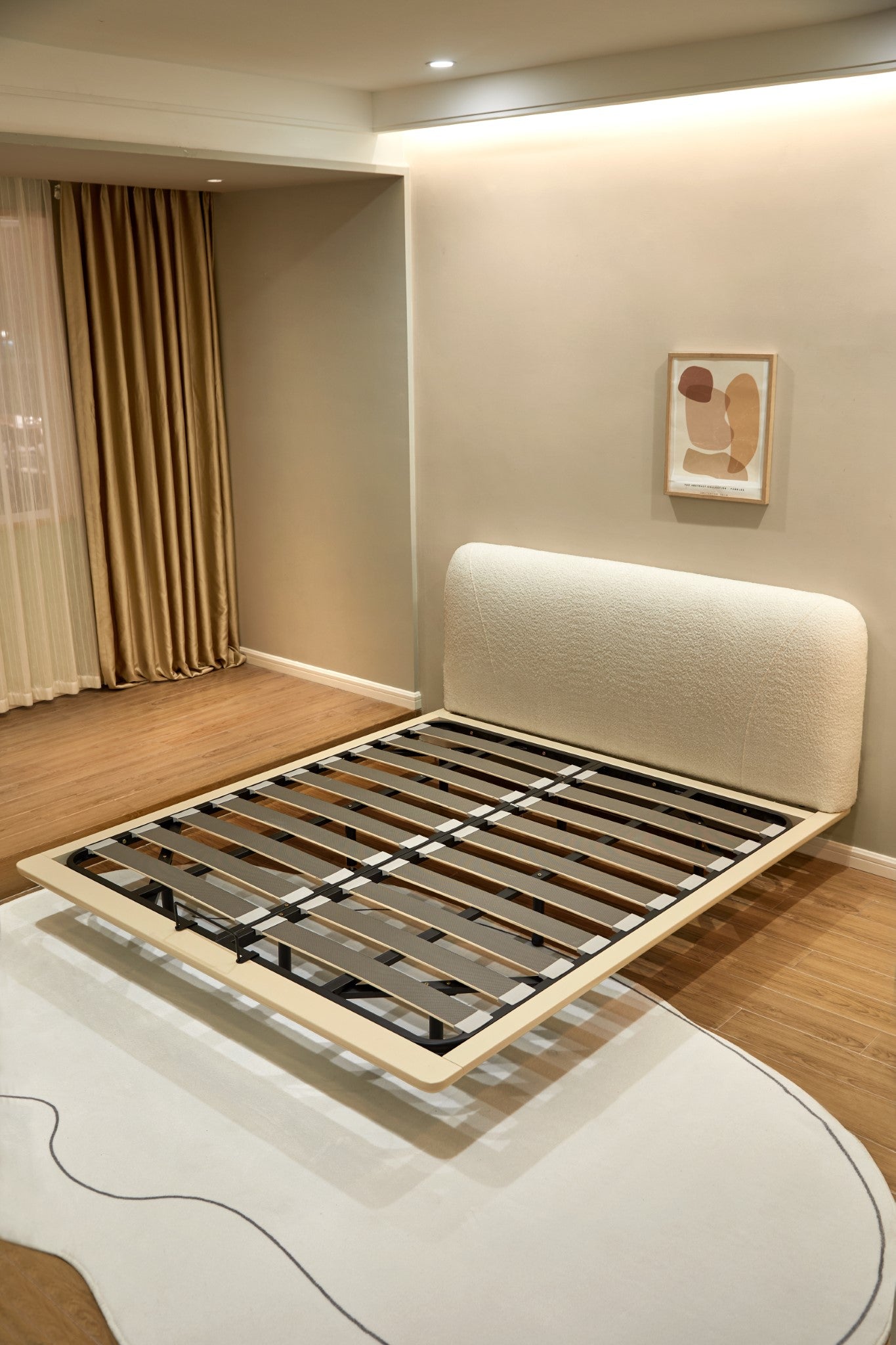 Aura Boucle Bed