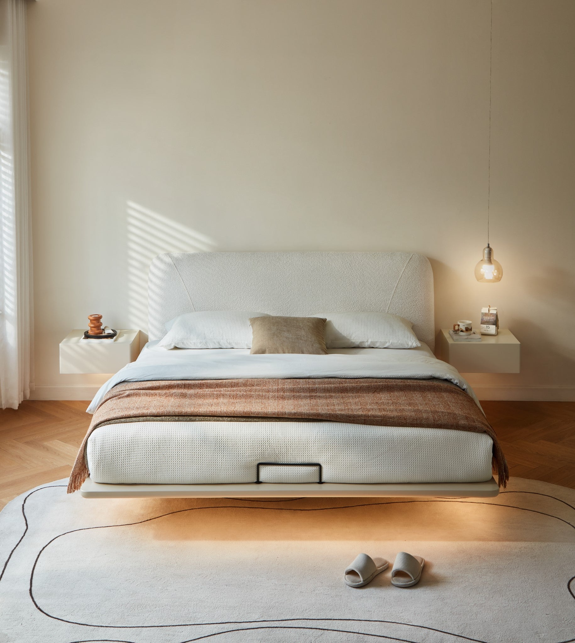 Aura Boucle Bed