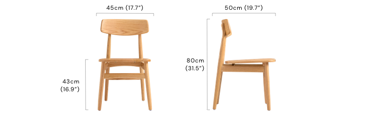 Tavero Solid Wood Dining Chairs (set of 2)